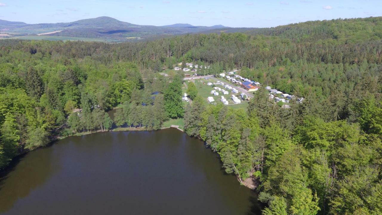 Schonsee-Camping Wohnwagen Urnshausen Exterior foto